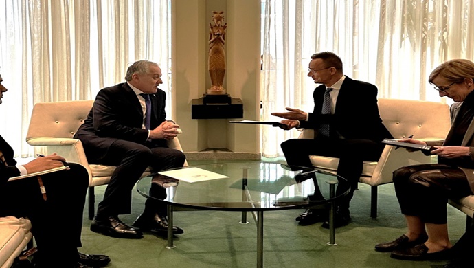 Meeting of the Minister of Foreign Affairs of Tajikistan with the Minister of Foreign Affairs and Trade of Hungary