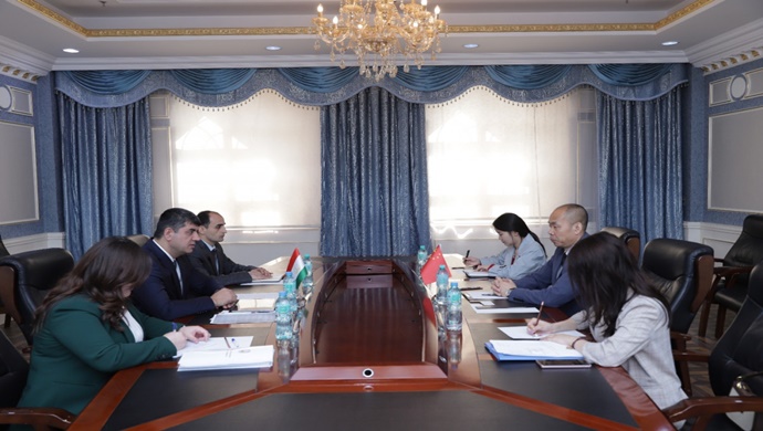 Meeting with the Ambassador of China in Tajikistan