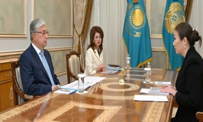 Devlet Başkanı, Çocuk Hakları Komiseri Dinara Zakiyeva’yı kabul etti