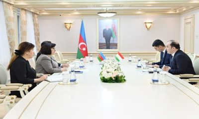 Büyükelçinin Azerbaycan Cumhuriyeti Parlamentosu Başkanı ile görüşmesi