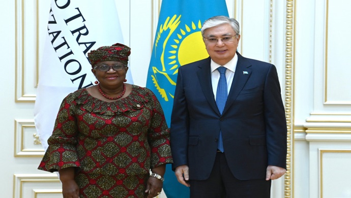 Глава государства встретился с Генеральным директором ВТО Нгози Оконджо-Ивеалой