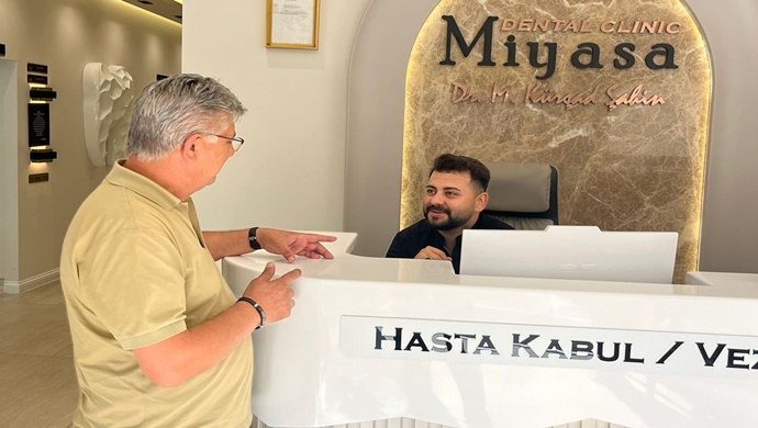 Mecnun Yağar Özel Miyasa Ağız ve Diş Kliniğinde ilk işlemimizi yaptırdım