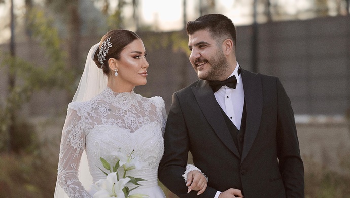 BANU PARLAK VE YUSUF CANER ÖZBEK GÖRKEMLİ BİR DÜĞÜNLE DÜNYA EVİNE GİRDİ