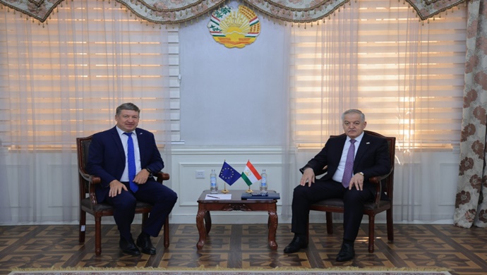 Tacikistan’daki AB Büyükelçisi ile görüşme