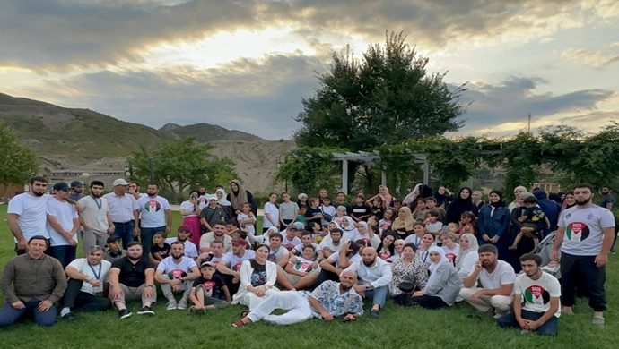 Birleşik Rusya’nın desteğiyle Dağıstan’da Filistinli mültecilerin çocukları için bayram düzenlendi