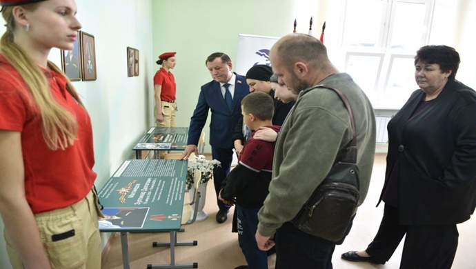 При поддержке «Единой России» в Балашихе увековечили память Героя СВО